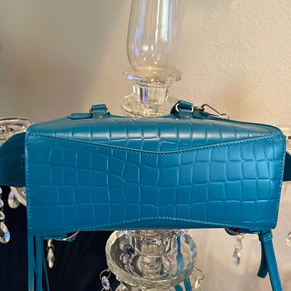 ✨Balenciaga Neo Classic Crocodile Embossed Mini Shoulder Bag✨like new - Picture 7 of 10